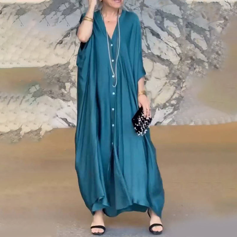 Rochie elegantă cu decolteu în V-4