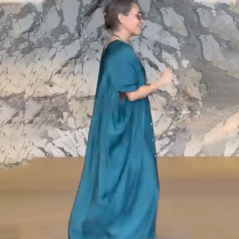 Rochie elegantă cu decolteu în V-5