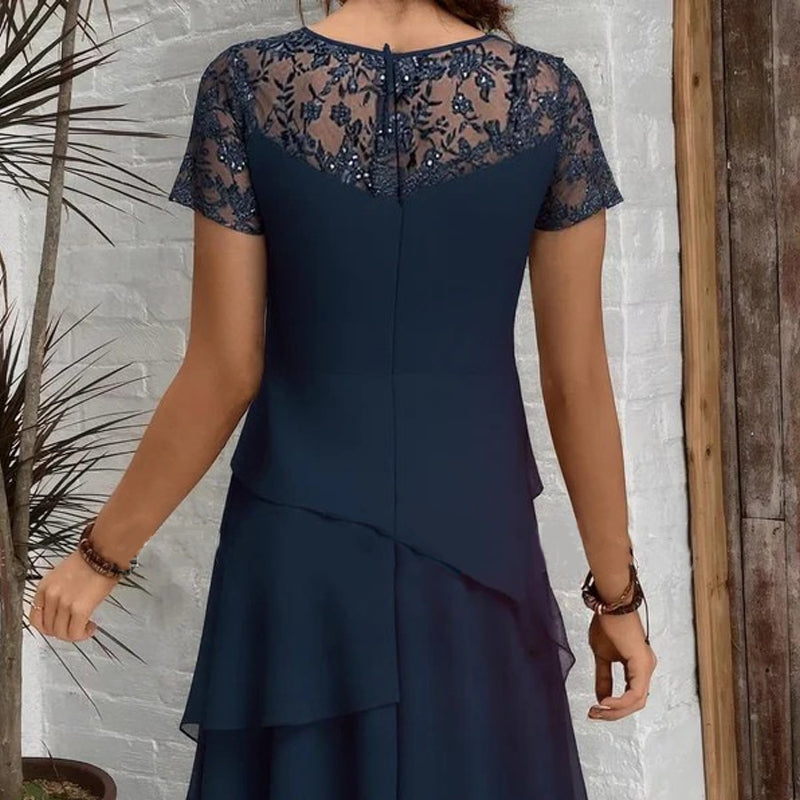 Rochie din dantelă asamblată-2