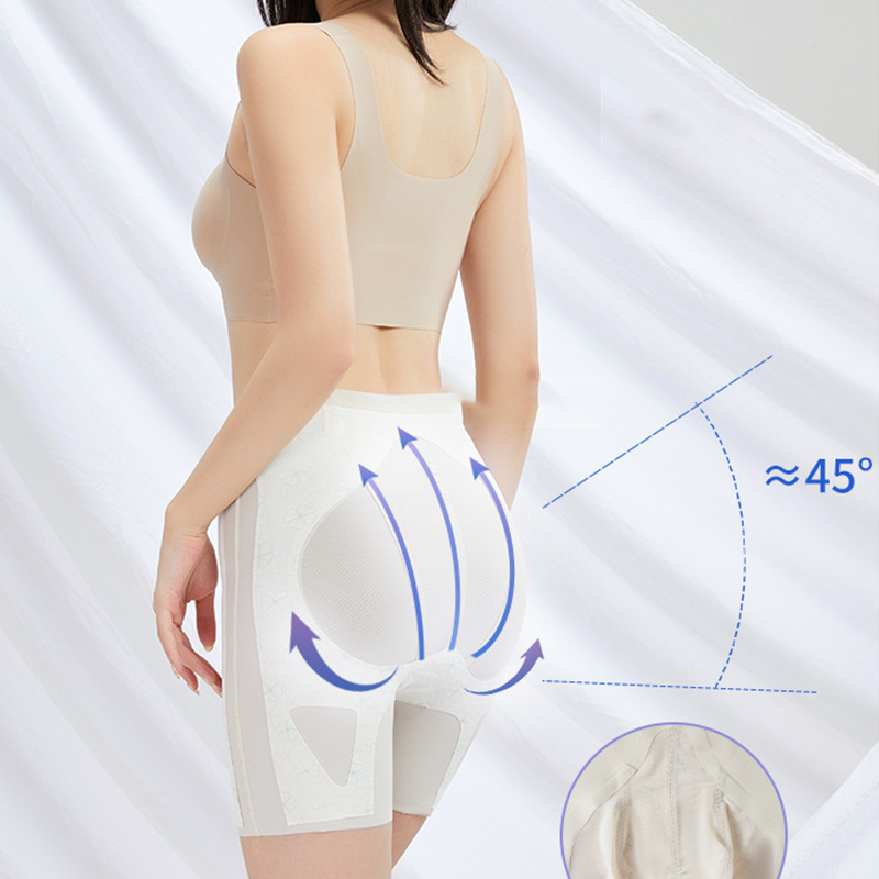 🔥🩱 Pantaloni scurți cu talie înaltă, care ridică fesele și modelează-9