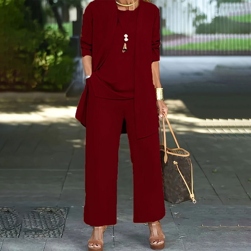 👚Set elegant din trei piese pentru femei👚👖-14