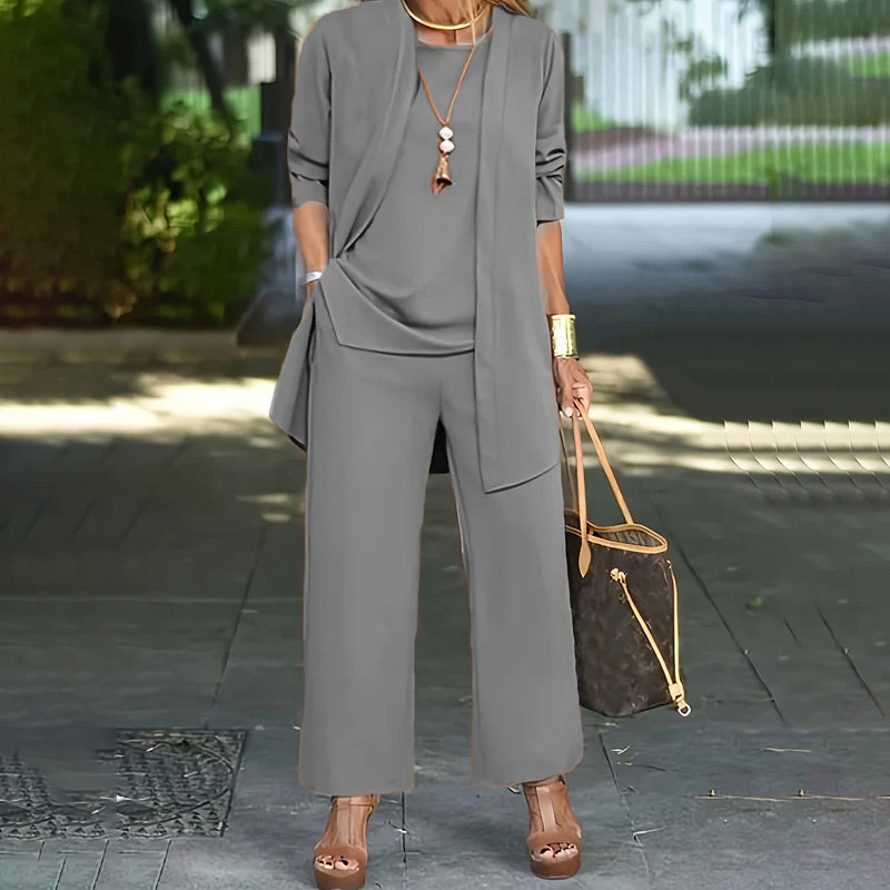 👚Set elegant din trei piese pentru femei👚👖-17