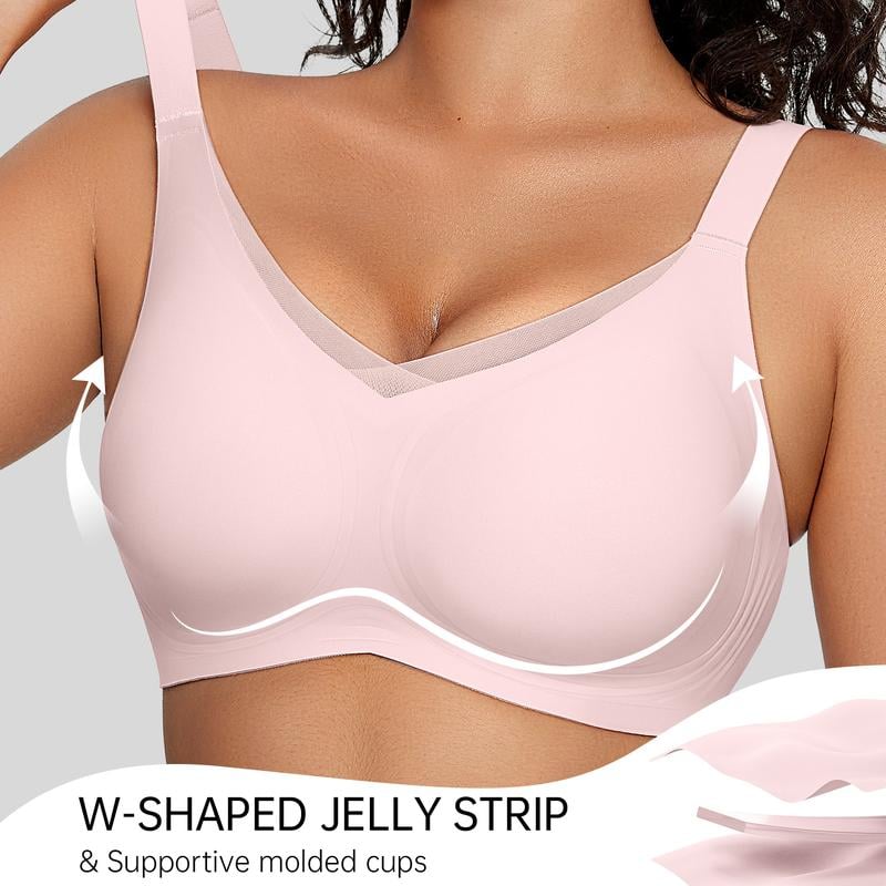 ✨Respirabil și fără restricții 😍 Sutien push-up fără cusături din plasă pentru femei-2