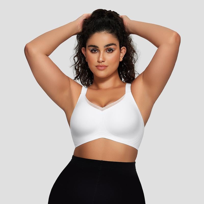 ✨Respirabil și fără restricții 😍 Sutien push-up fără cusături din plasă pentru femei-5