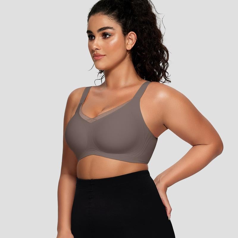 ✨Respirabil și fără restricții 😍 Sutien push-up fără cusături din plasă pentru femei-4