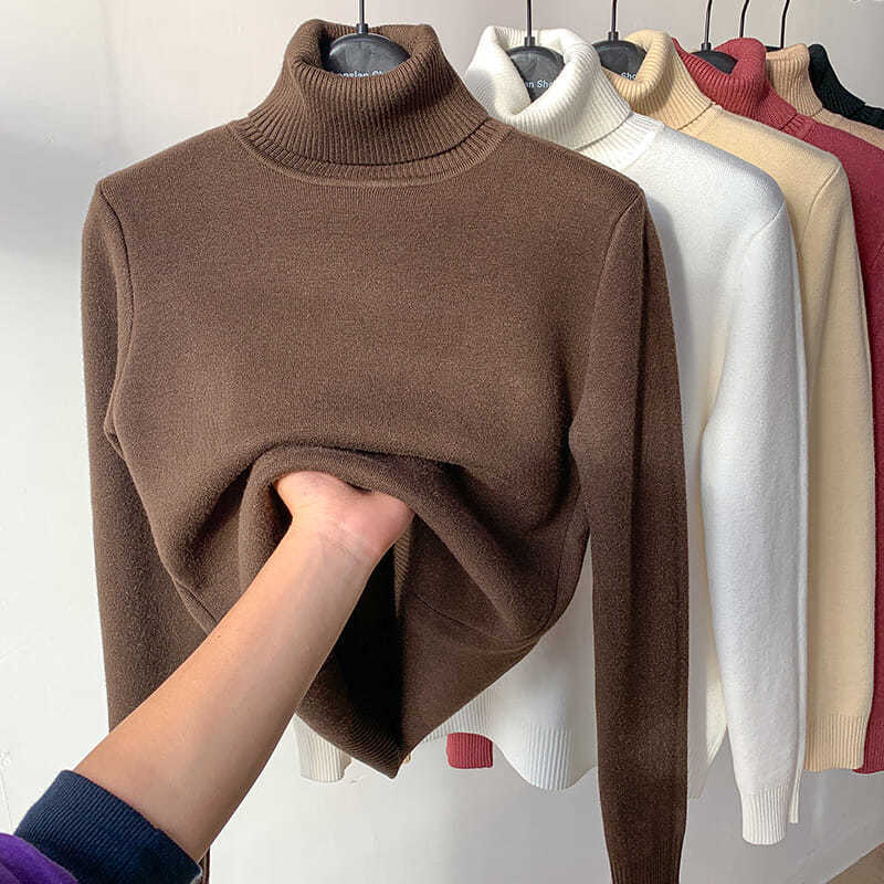 👗 🥰 Warmes Fleece-Strickunterhemd