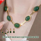 Smaragdový náhrdelník Náušnice Náramok