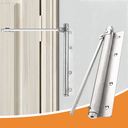 【🔥2+1 zadarmo】⚙️Nerezový jednoduchý ľahký dverový zatvárač