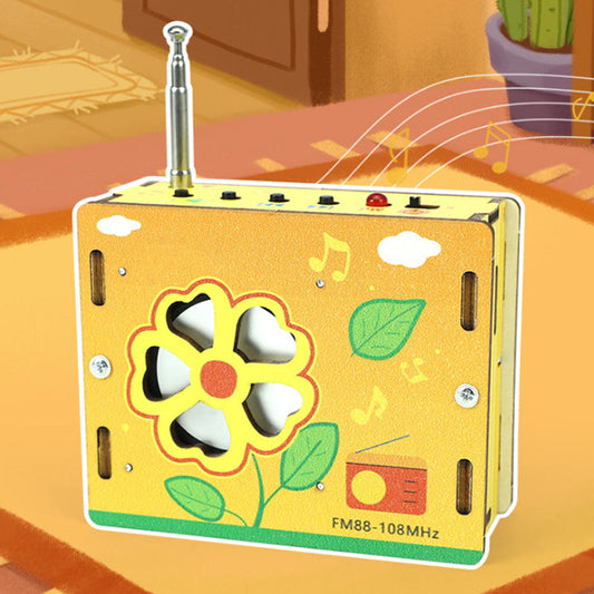 🧠Vzdelávacie detské hračky DIY Mini rádio