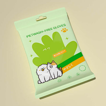 🐶💦Rukavice na čistenie a dezodorizáciu domácich zvierat bez oplachovania