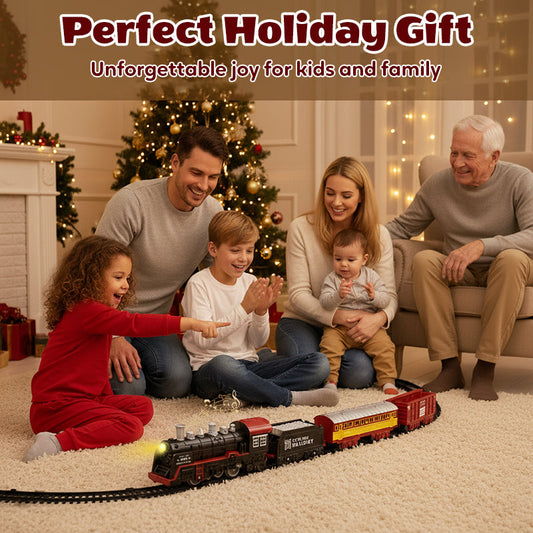 Elektrická parná vlaková súprava so svetlami a zvukom