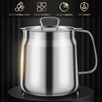 ✨304 nerezová olejová kanistra