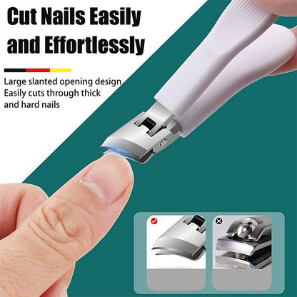 Πένσα νυχιών με πλατύ άνοιγμα, κατά των πιτσιλιών, με γωνία