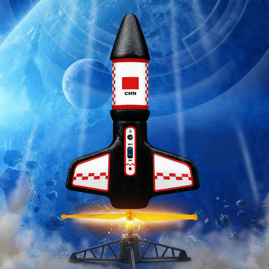 Vzlietajúci raketomet s automatickým návratom padákom