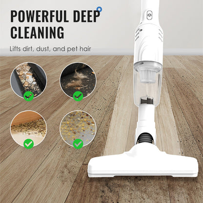 Bezdrôtový 2 v 1 tyčový a ručný vysávač