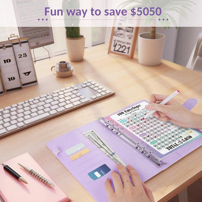 💝Kniha výziev na šetrenie s obálkami💸