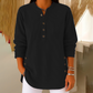 🎉 Bluză Henley din catifea pentru femei – elegantă, moale și versatilă 🧥📦-17