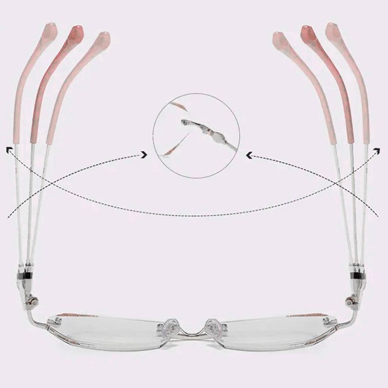 💎 Ochelari de lectură fără ramă cu filtrare lumină albastră | Ușori, rezistenți și perfecți pentru ore lungi de ecran-9