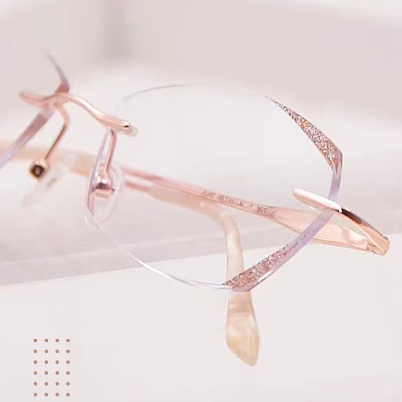 💎 Ochelari de lectură fără ramă cu filtrare lumină albastră | Ușori, rezistenți și perfecți pentru ore lungi de ecran-7