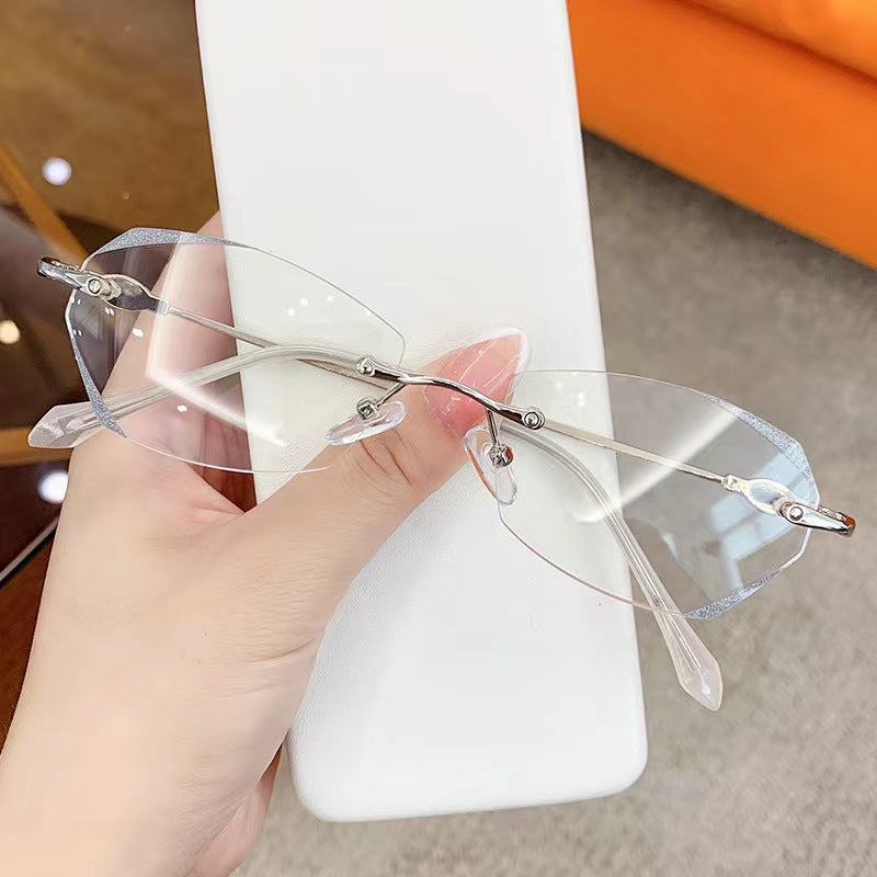 💎 Ochelari de lectură fără ramă cu filtrare lumină albastră | Ușori, rezistenți și perfecți pentru ore lungi de ecran-3