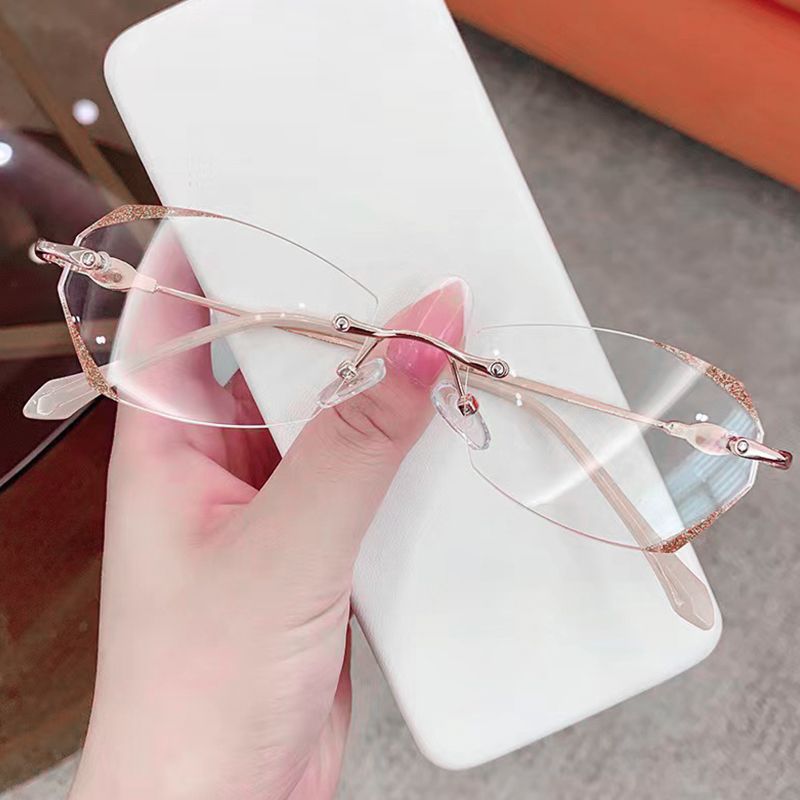💎 Ochelari de lectură fără ramă cu filtrare lumină albastră | Ușori, rezistenți și perfecți pentru ore lungi de ecran-2