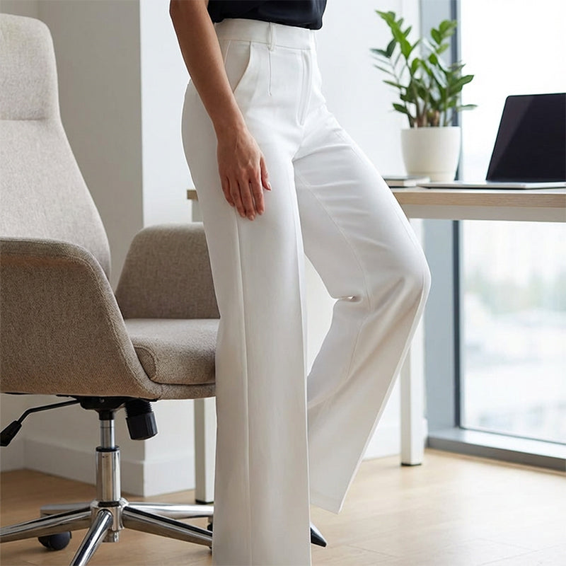 ✨🔥Pantaloni eleganți cu talie înaltă pentru femei💓-5