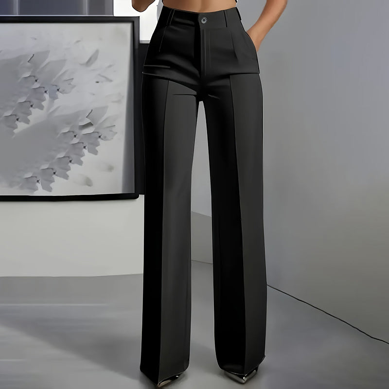 ✨🔥Pantaloni eleganți cu talie înaltă pentru femei💓-12