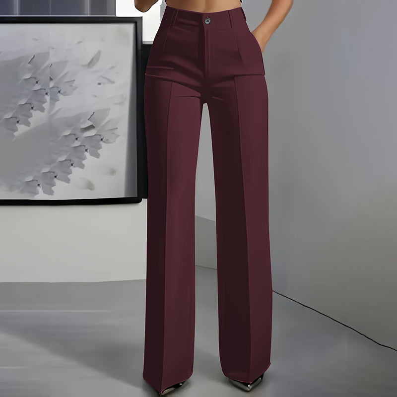 ✨🔥Pantaloni eleganți cu talie înaltă pentru femei💓-14