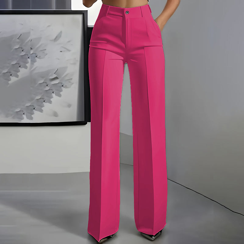 ✨🔥Pantaloni eleganți cu talie înaltă pentru femei💓-18