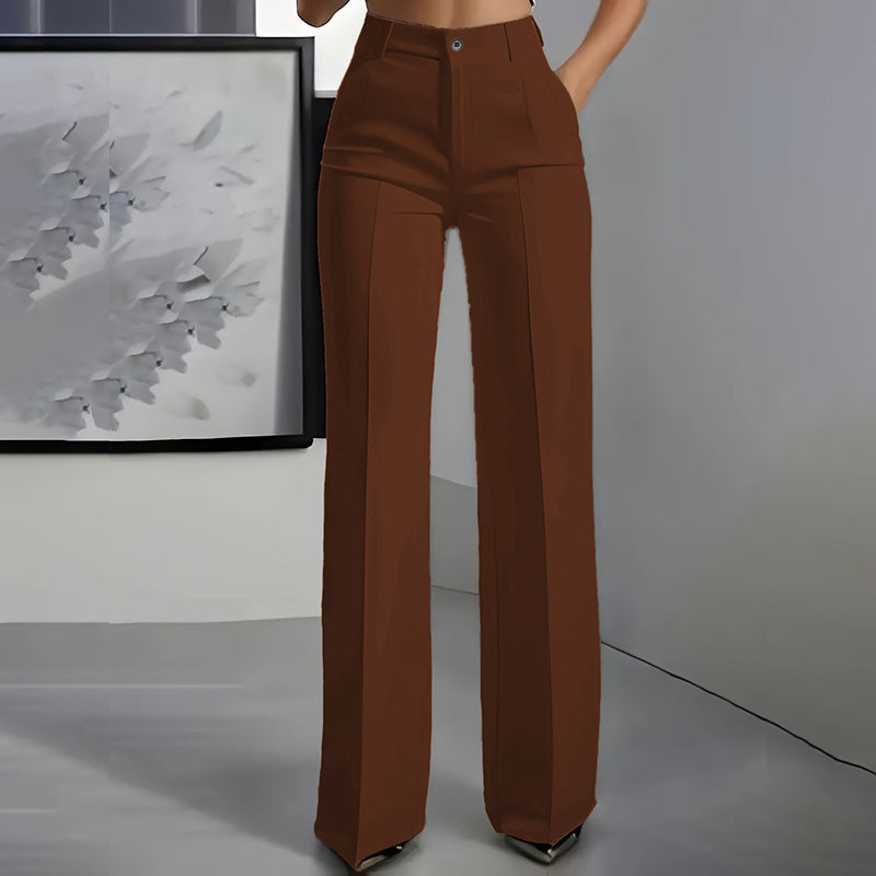 ✨🔥Pantaloni eleganți cu talie înaltă pentru femei💓-19