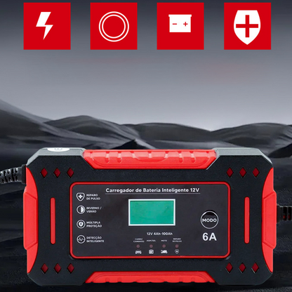 Prenosná inteligentná nabíjačka autobatérií