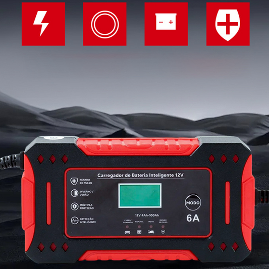 Prenosná inteligentná nabíjačka autobatérií