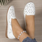 👣Baletini pentru femei cu flori și decupaje aerisite, tip mocasini plate👡 Comozi, respirabili și ușor de încălțat 😍