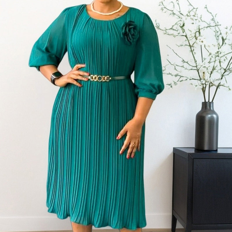 💥Rochie elegantă plisată pentru femei-13