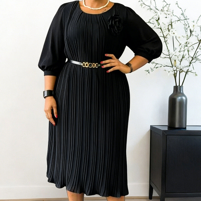 💥Rochie elegantă plisată pentru femei-14