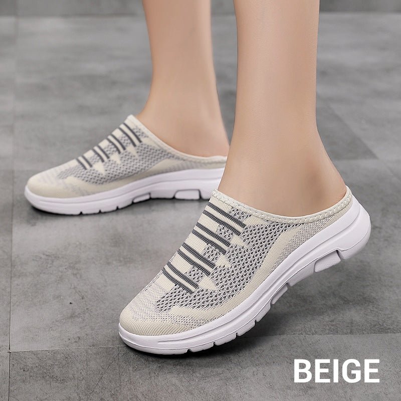 👟 Papuci confortabili & respirabili cu vârful închis – Protejează degetele, anti-alunecare, ideali pentru casă și plimbări scurte 🏠🌞✨-9