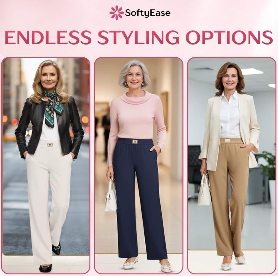 🏆ULTIMA ZI DE REDUCERI 60% REDUCERE!!💝Pantaloni elastici cu talie înaltă și croială perfectă👖-18