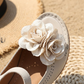 👡Sandale florale cu vârf deschis pentru femei-8