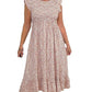 👗 Rochie înaltă elegantă cu imprimeu floral-6