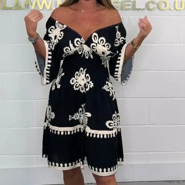 👗 Rochie imprimată de vară pentru femei-6