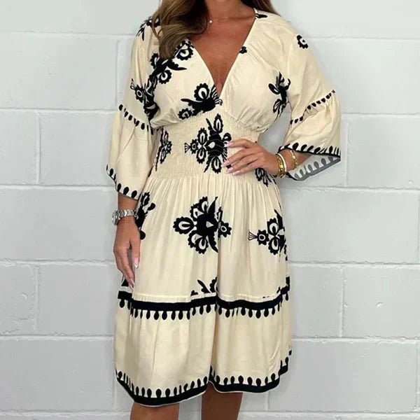👗 Rochie imprimată de vară pentru femei-5