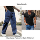 Pantaloni de lucru pentru bărbați, cu picioare drepte și buzunare multiple-14