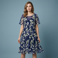 Rochie din șifon cu imprimeu floral-8