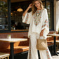 Women's Floral Top & Pants 2-Piece Set