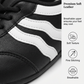 Adidași retro pentru femei, cu dungi și șireturi-4