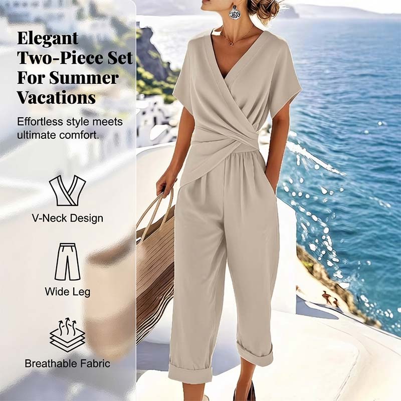 💃 Set elegant din două piese, în culori uni – creează instantaneu o siluetă feminină!