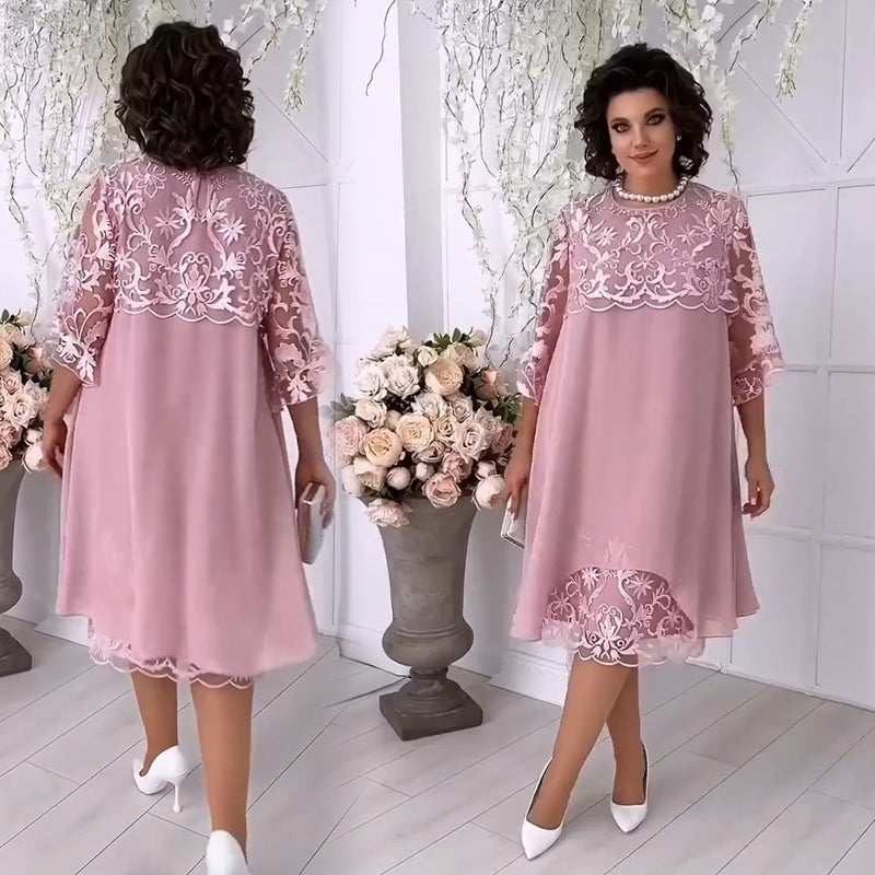 😍Rochie din dantelă în straturi „Sheer Breeze“👗