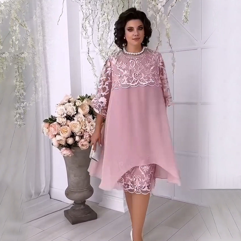 😍Rochie din dantelă în straturi „Sheer Breeze“👗-1