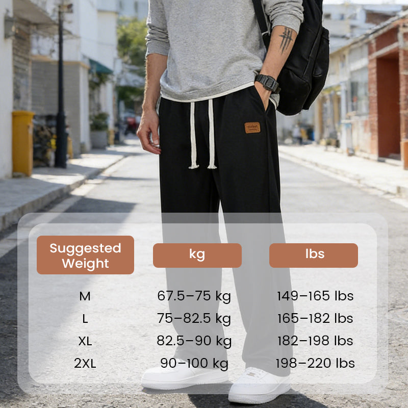 Pantaloni largi, în stil lejer-10
