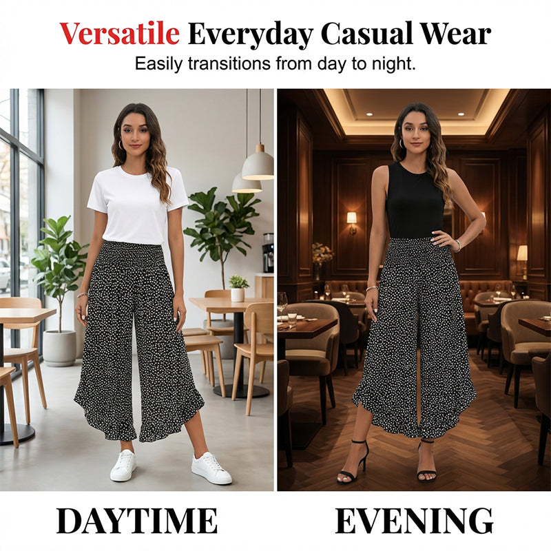 😍Pantaloni largi, cu talie înaltă, pentru femei – subțiază silueta, sunt comozi și eleganți🌠️-13